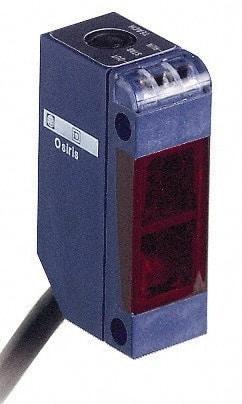 Telemecanique Sensors - Cable Connector, 15m Nominal Distance, Shock and Vibration Resistant, Through Beam Photoelectric Sensor - 12 to 24 VDC, 250 Hz, PBT, 20mm Long x 12mm Wide x 34mm High - Exact Industrial Supply