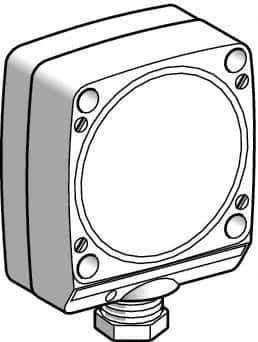 Telemecanique Sensors - NPN, PNP, NO/NC, 60mm Detection, Rectangular, Inductive Proximity Sensor - 2 Wires, IP67, 24 to 240 VAC, 80mm Wide - Exact Industrial Supply