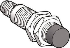 Telemecanique Sensors - NPN, PNP, 12mm Detection, Cylinder, Inductive Proximity Sensor - 2 Wires, IP67, IP69, 24 to 240 VAC/VDC, M18x1 Thread, 72mm Long - Exact Industrial Supply