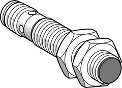 Telemecanique Sensors - NPN, PNP, NC, 8mm Detection, Cylinder, Inductive Proximity Sensor - 2 Wires, IP67, IP69, 12 to 48 VDC, M18x1 Thread, 74mm Long - Exact Industrial Supply