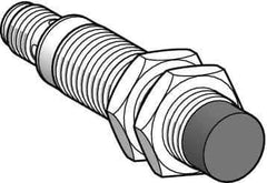 Telemecanique Sensors - NPN, PNP, 8mm Detection, Cylinder, Inductive Proximity Sensor - 2 Wires, IP67, 24 to 210 VDC, 24 to 240 VAC @ 50/60 Hz, M18x1 Thread, 72mm Long - Exact Industrial Supply