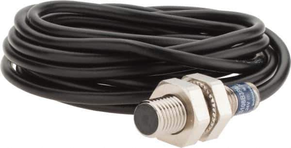 Telemecanique Sensors - PNP, 2.5mm Detection, Cylinder, Inductive Proximity Sensor - 3 Wires, IP65, IP67, 12 to 24 VDC, M8x1 Thread, 33mm Long - Exact Industrial Supply