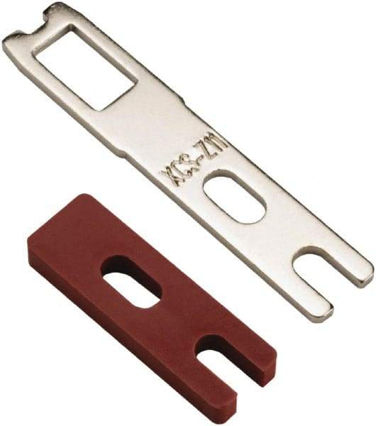 Telemecanique Sensors - 5 Inch Long, Limit Switch Straight Actuator - For Use with XCSPA, XCSTA, XCSTE - Exact Industrial Supply