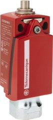 Telemecanique Sensors - NO/2NC Configuration, Multiple Amp Level, Metal Plunger Safety Limit Switch - 34mm Wide x 35mm Deep x 89mm High, IP66, IP67 Ingress Rating - Exact Industrial Supply