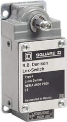 Square D - DPST, 2NC, 600 Volt Screw Terminal, Rotary Spring Return Actuator, General Purpose Limit Switch - 1, 2, 4, 12, 13 NEMA Rating, IP67 IPR Rating - Exact Industrial Supply