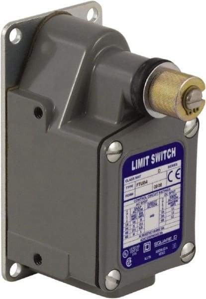 Square D - SPDT, 600 VAC, Screw Terminal, Rotary Spring Return Actuator, General Purpose Limit Switch - 1, 2, 4, 12, 13 NEMA Rating, IP67 IPR Rating - Exact Industrial Supply