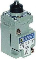 Square D - SPDT, NC/NO, 600 Volt Screw Terminal, Plunger Actuator, General Purpose Limit Switch - 1, 2, 4, 6, 12, 13, 6P NEMA Rating, IP67 IPR Rating - Exact Industrial Supply