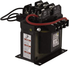 Square D - 300 VA, Top Mount Fuse Block Control Transformer - 4.7 Inch Deep - Exact Industrial Supply