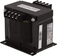 Square D - 750 VA, Top Mount Fuse Block Control Transformer - 50/60 Hz, 5.61 Inch Deep x 4.51 Inch High - Exact Industrial Supply