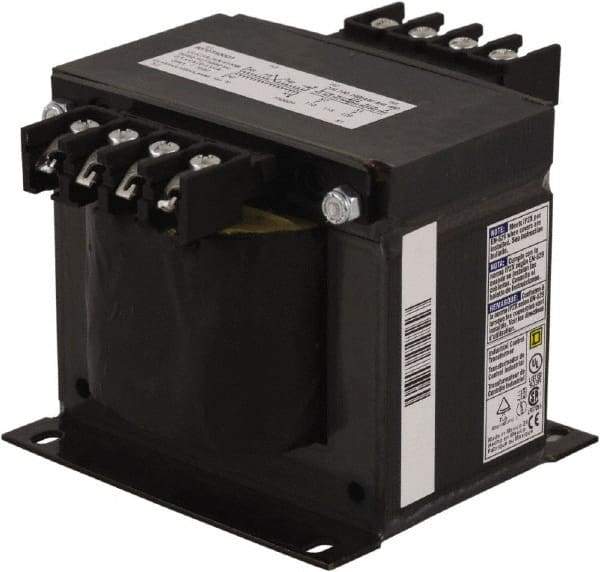 Square D - 500 VA, Control Transformer - 5.46 Inch Deep - Exact Industrial Supply