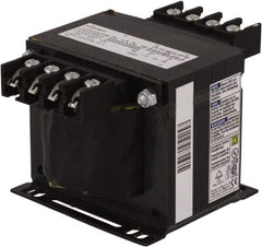 Square D - 250 VA, Top Mount Fuse Block Control Transformer - 50/60 Hz, 5.3 Inch Deep x 3.21 Inch High - Exact Industrial Supply