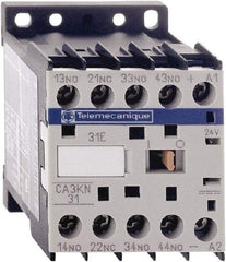 Schneider Electric - 2NC/2NO, 24 VDC Control Relay - 17 V - Exact Industrial Supply