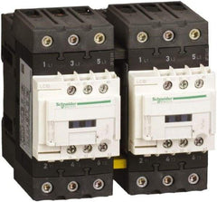 Schneider Electric - 3 Pole, 24 Coil VAC at 50/60 Hz, 500 Amp at 440 VAC, Reversible IEC Contactor - 1 Phase hp: 3 at 115 VAC, 7.5 at 230/240 VAC, 3 Phase hp: 15 at 200/208 VAC, 15 at 230/240 VAC, 40 at 460/480 VAC, 40 at 575/600 VAC - Exact Industrial Supply