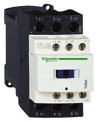 Schneider Electric - 3 Pole, 48 Coil VAC at 50/60 Hz, 32 Amp at 440 VAC and 50 Amp at 440 VAC, Nonreversible IEC Contactor - Exact Industrial Supply