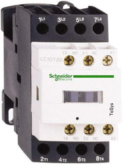 Schneider Electric - 4 Pole, 24 Coil VAC at 50/60 Hz, 32 Amp at 440 VAC, Nonreversible IEC Contactor - Bureau Veritas, CCC, CSA, CSA C22.2 No. 14, DNV, EN/IEC 60947-4-1, EN/IEC 60947-5-1, GL, GOST, LROS, RINA, UL 508, UL Listed - Exact Industrial Supply