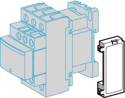 Schneider Electric - Contactor Suppressor Module - For Use with 3 Pole LC1D80-D150 Contactor and TeSys D - Exact Industrial Supply