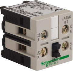 Schneider Electric - Contactor Auxiliary Contact Block - For Use with LC1SK and TeSys SK - Exact Industrial Supply