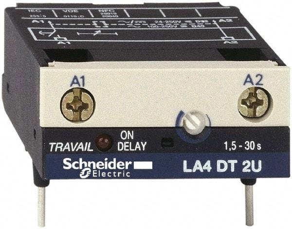 Schneider Electric - Contactor Timer Module - For Use with LC1D09-D65A, LC1D80-D150 and TeSys D - Exact Industrial Supply