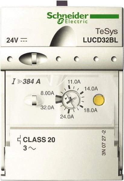 Schneider Electric - Starter Control Unit - For Use with ASILUFC5, ASILUFC51, LUFC00, LUFDA01, LUFDA10, LUFDH11, LUFN, LUFV2, LUFW10, LULC031, LULC033, LULC07, LULC08, LULC09, LULC15 - Exact Industrial Supply
