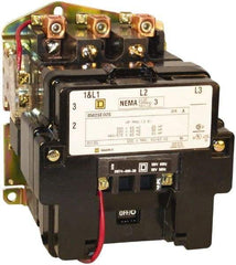 Square D - 3 Pole, 380 Coil VAC at 50 Hz, 90 Amp NEMA Contactor - Open Enclosure, 50 Hz at 380 VAC - Exact Industrial Supply