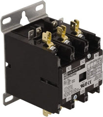 Square D - 3 Pole, 30 Amp Inductive Load, 208 to 240 Coil VAC at 60 Hz and 220 Coil VAC at 50 Hz, Definite Purpose Contactor - Exact Industrial Supply