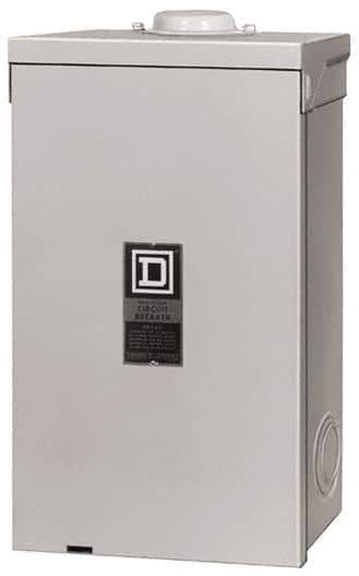 Square D - Circuit Breaker Enclosure - Use with 15-100A FAL/FHL/FCL Circuit Breaker - Exact Industrial Supply