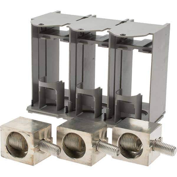 Square D - 400 Amp Circuit Breaker Lug Kit - 2 Stranded (Aluminum), 2 Stranded (Copper) AWG, Use with Circuit Breakers - Exact Industrial Supply