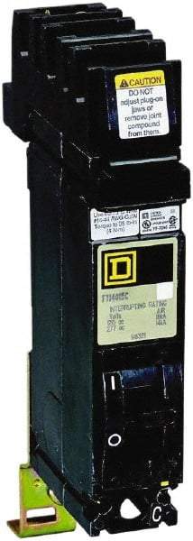 Square D - 30 Amp, 125 VDC, 277 VAC, 1 Pole, Molded Case Circuit Breaker - Thermal Magnetic Trip, 12-4 (Aluminum), 14-4 (Copper) AWG - Exact Industrial Supply