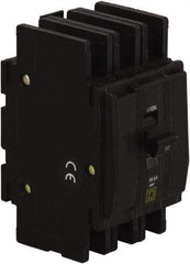 Square D - 50 Amp, 240 VAC, 3 Pole, Panel Mount Miniature Circuit Breaker - 14-2 AWG - Exact Industrial Supply