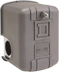 Square D - 1 and 3R NEMA Rated, 40 to 100 psi, Electromechanical Pressure and Level Switch - Fixed Pressure, 575 VAC, L1-T1, L2-T2 Terminal, For Use with Square D Pumptrol - Exact Industrial Supply