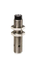 Telemecanique Sensors - PNP, 4mm Detection, Cylinder, Inductive Proximity Sensor - 3 Wires, IP67, 12 VDC, 12 VDC, 24 VDC, M12x1 Thread, 53mm Long x 12mm Wide - Exact Industrial Supply