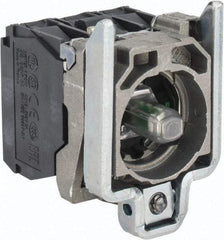 Schneider Electric - 24 V Blue Lens LED Indicating Light - Screw Clamp Connector, Vibration Resistant - Exact Industrial Supply