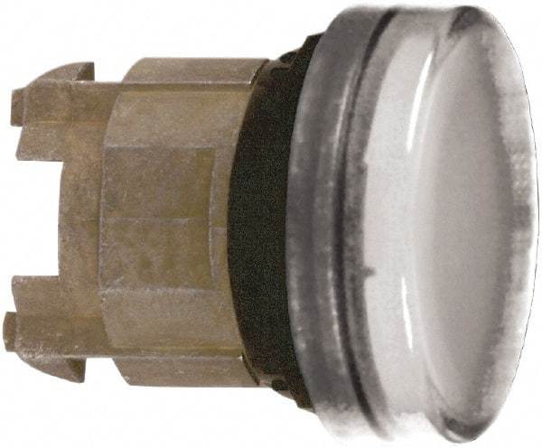 Schneider Electric - Clear Lens Pilot Light - Round Lens, Shock Resistant, Vibration Resistant, Water Resistant - Exact Industrial Supply