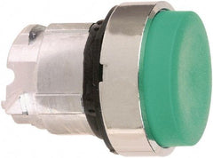 Schneider Electric - 22mm Mount Hole, Extended Straight, Pushbutton Switch Only - Round, Green Pushbutton, Maintained (MA) - Exact Industrial Supply