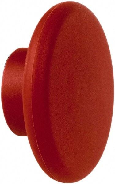 Schneider Electric - Extended Mushroom Head Pushbutton Switch Knob - Red, Nonilluminated - Exact Industrial Supply