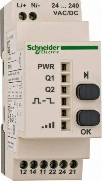 Schneider Electric - Pushbutton Switch Programmable Receiver - Green, Yellow, LED Lamp - Exact Industrial Supply