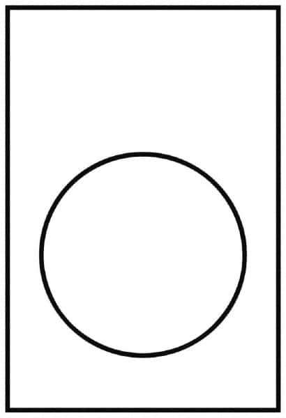 Schneider Electric - Rectangular, PVC Legend Plate - Blank - Yellow and White Background, 22mm Hole Diameter, 30mm Wide x 40mm High - Exact Industrial Supply