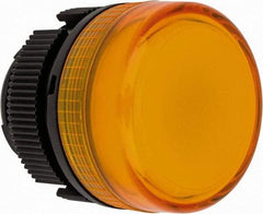 Schneider Electric - Yellow Lens Incandescent Pilot Light - Round Lens, Shock Resistant, Vibration Resistant - Exact Industrial Supply