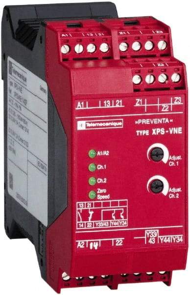 Schneider Electric - 115 VAC, 7.5 VA Power Rating, Electromechanical & Solid State Screw Clamp General Purpose Relay - 2.5 Amp at 115 VAC, 45mm Wide x 99mm High x 114mm Deep - Exact Industrial Supply