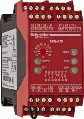 Schneider Electric - Electromechanical Screw Clamp General Purpose Relay - 6 Amp at 24 VDC, 24 VDC, 45mm Wide x 99mm High x 114mm Deep - Exact Industrial Supply