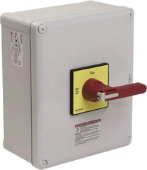 Square D - 3 Phase, 3 Pole, 1 & 12, Enclosed Cam & Disconnect Switch - PVC - Exact Industrial Supply