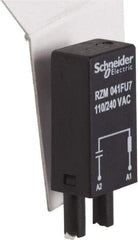 Schneider Electric - 110-240 VAC, Relay Protection Module - For Use with RGZ Sockets (RXG Series), RSZ Sockets (RSB Series) - Exact Industrial Supply