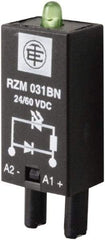 Schneider Electric - 24-60 VDC, Relay Protection Module - For Use with RGZ Sockets (RXG Series), RSZ Sockets (RSB Series) - Exact Industrial Supply