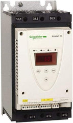Schneider Electric - 75 Amp, 208 to 600 Coil VAC, 50/60 Hz, IEC Motor Starter - 1 Phase Hp: 20 at 208 Volt, 25 at 230 Volt, 3 Phase Hp: 50 at 460 Volt, 60 at 575 Volt - Exact Industrial Supply