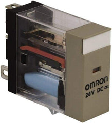 Schneider Electric - Electromechanical Plug-in General Purpose Relay - 10 Amp at 24 VDC, SPDT, 24 VDC - Exact Industrial Supply
