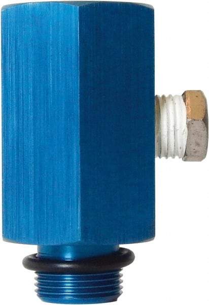 Parker - 1/2 NPT Air Compressor Vacuum Pump to Filter Adapter - 2.44" High, Use with Welch Pump Models #1400, 1405 - Exact Industrial Supply