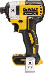 DeWALT - 20 Volt, 1/4" Drive, 20, 125, 152 Ft/Lb Torque, Cordless Impact Driver - 1000, 2800, 3250 RPM, Lithium-Ion, Bare Tool - Exact Industrial Supply