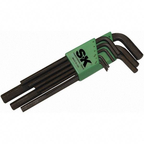 SK - Hex Key Sets - 9PC METRIC HEX KEY SET - Exact Industrial Supply