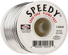 Lincoln Electric - Solder Type: Lead-Free Solder Diameter (Inch): 1/8 - Exact Industrial Supply