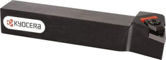 Kyocera - WTKN, Left Hand Cut, 75° Lead Angle, 25mm Shank Height x 25mm Shank Width, Negative Rake Indexable Turning Toolholder - 150mm OAL, TN.. 33.. Insert Compatibility, Series WTKN - Exact Industrial Supply